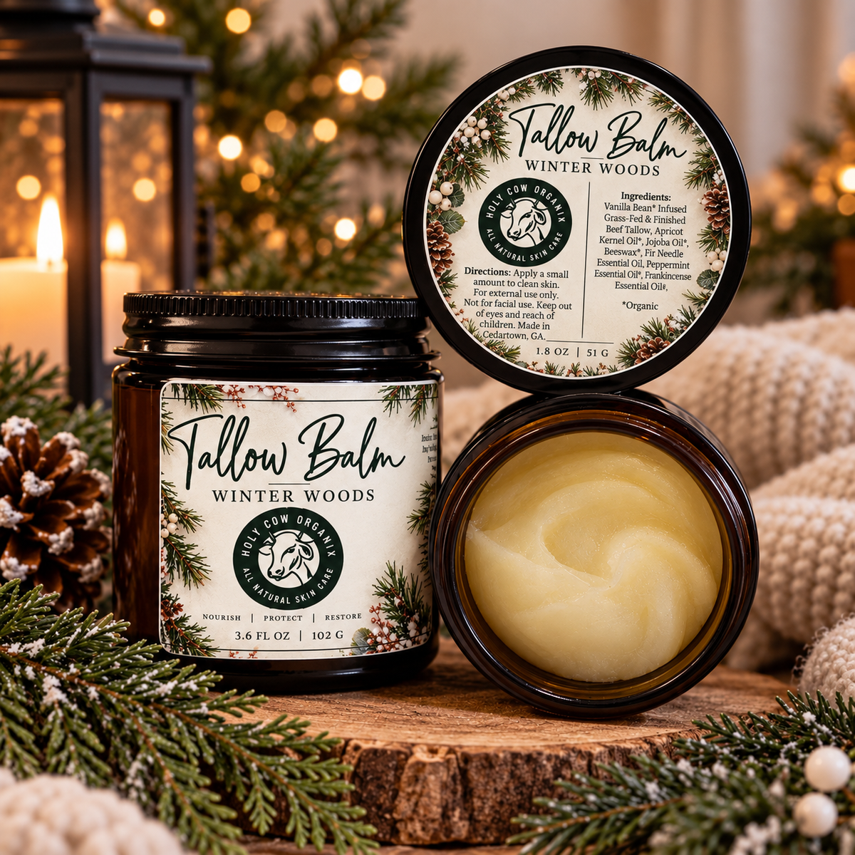 A Holiday Wish - Winter Woods Tallow Balm